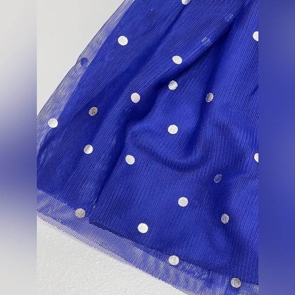 Cat & Jack Girls Hanukkah Star of David Long Sleeve Dress Tulle - 3T - Picture 11 of 11